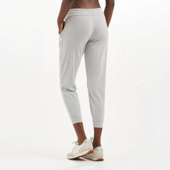 Lux Rib Performance Jogger | Pale Grey Heather