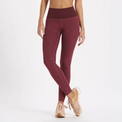 Lux Rib Studio Legging | Desert Rose Heather