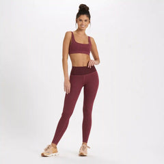 Lux Rib Studio Legging | Desert Rose Heather