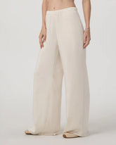 Nova Satin Wideleg Pant | Milkweed