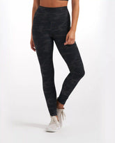 Clean Elevation Legging-Long | Black Camo