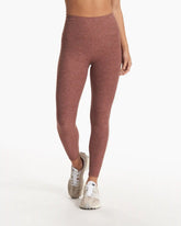 Clean Elevation Legging-Short | Hazelnut Heather