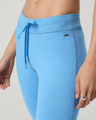 Halo Low Rise Crop Pant | Oasis Blue Heather