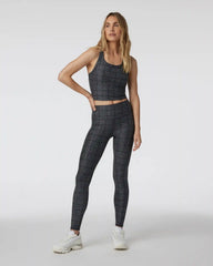 Clean Elevation Legging | Charcoal Windowpane