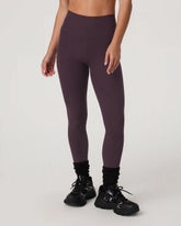 Clean Elevation Legging-Long | Raisin Heather