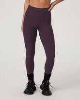 Clean Elevation Legging-Short | Raisin Heather