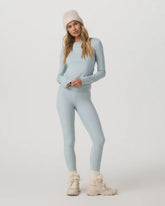Clean Elevation Legging - Short | Blue Haze Heather