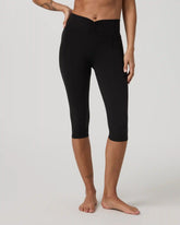 Vuori AllTheFeels™ Shirred Crop | Black