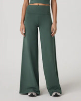 Halo Easy Wideleg Pant - Short | Agate Green