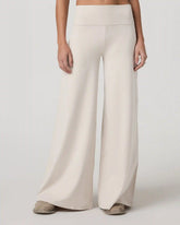 Halo Easy Wideleg Pant | Ecru Heather
