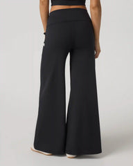 Halo Easy Wideleg Pant - Long | Solid Black