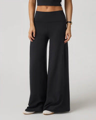 Halo Easy Wideleg Pant - Long | Solid Black