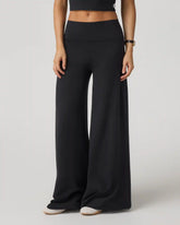 Halo Easy Wideleg Pant - Short | Solid Black