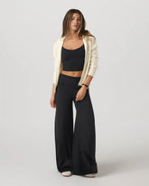 Halo Easy Wideleg Pant | Solid Black