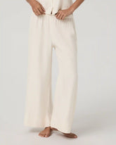 Trestles Twill Crop Wideleg Pant | Natural