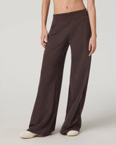 Sedona Midrise Wideleg Sweatpant - Long | French Roast