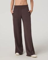 Sedona Midrise Wideleg Sweatpant | French Roast