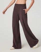 Sedona Midrise Wideleg Sweatpant - Short | French Roast