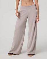 Sedona Midrise Wideleg Sweatpant | Soft Pewter
