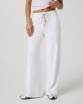 Halo Essential Wideleg Pant - Short | White