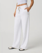 Halo Essential Wideleg Pant - Long | White