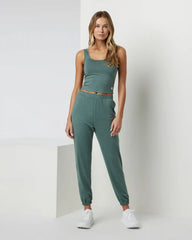 Boyfriend Sweatpant | Sea Pine Heather