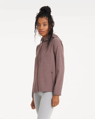Womens Outdoor Trainer Shell | Hazel Linen Texture