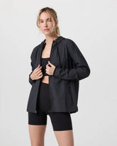 Womens Outdoor Trainer Shell | Black Heather