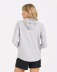 Womens Outdoor Trainer Shell | Platinum Linen Texture