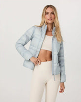 Women's Coordinate Packable Down Jacket | Blue Haze