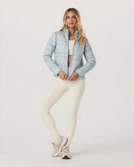 Women's Coordinate Packable Down Jacket | Blue Haze