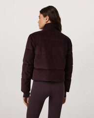 Carmel Corduroy Puffer | Raisin