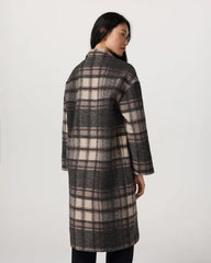 Women's Ballard Trench | Willow Grey Nova Plaid