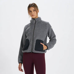 Womens Alpine Sherpa Jacket | Heather Grey