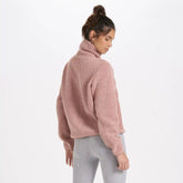 Womens Alpine Sherpa Jacket | Light Terracotta
