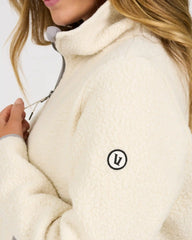 Womens Alpine Sherpa Jacket | Natural