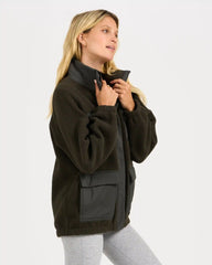 Utility Sherpa Jacket | Dark Oregano