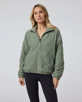 Halo Insulated Jacket | Pistachio Heather