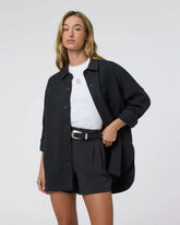 Mackenzie Shirt Jacket | Washed Black