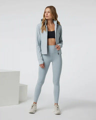 Chilled Out Full Zip | Chalk Blue