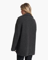 Greenwich Boucle Jacket | Black Heather
