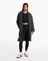 Soho Melton Trench | Black Heather