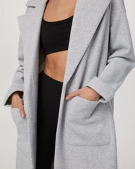 Restore Trench Coat | Light Heather Grey