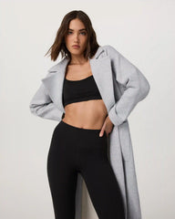Restore Trench Coat | Light Heather Grey