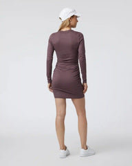 Long Sleeve Halo Essential Dress | Elderberry Heather