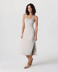 Halo Racerback Dress | Ecru Heather