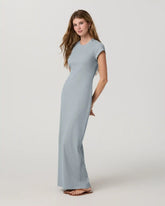 Rib Tee Dress | Raindrop