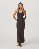 Pose Scoop Maxi Dress | French Roast