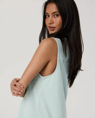 Heavyweight Cotton Easy Dress | Seaside