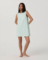 Heavyweight Cotton Easy Dress | Seaside